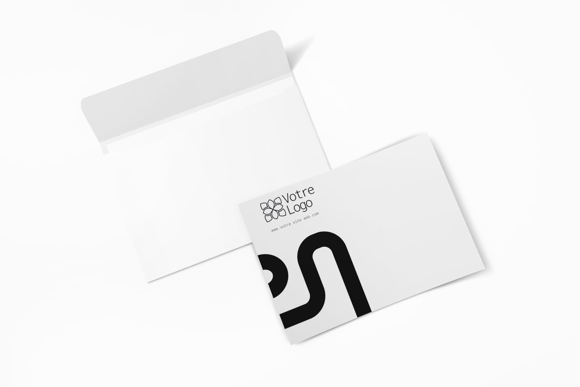 Enveloppe personnalisée avec logo