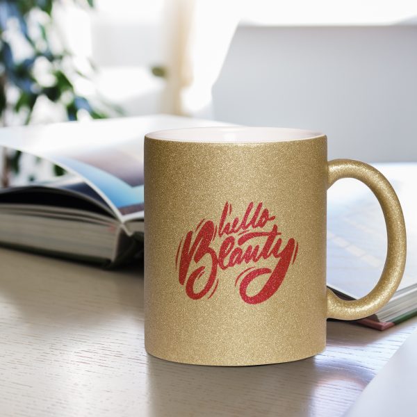 Mug à paillettes personnalisable